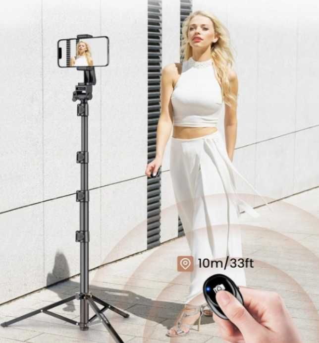 JOILCAN Statyw stojak do telefonu 177.8 cm z pilotem iOS / Android