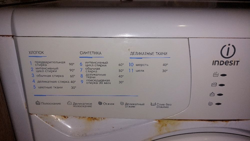 Indesit пральна машина