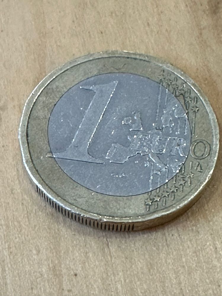 Moeda de 1 euro grega 2002 com “S”