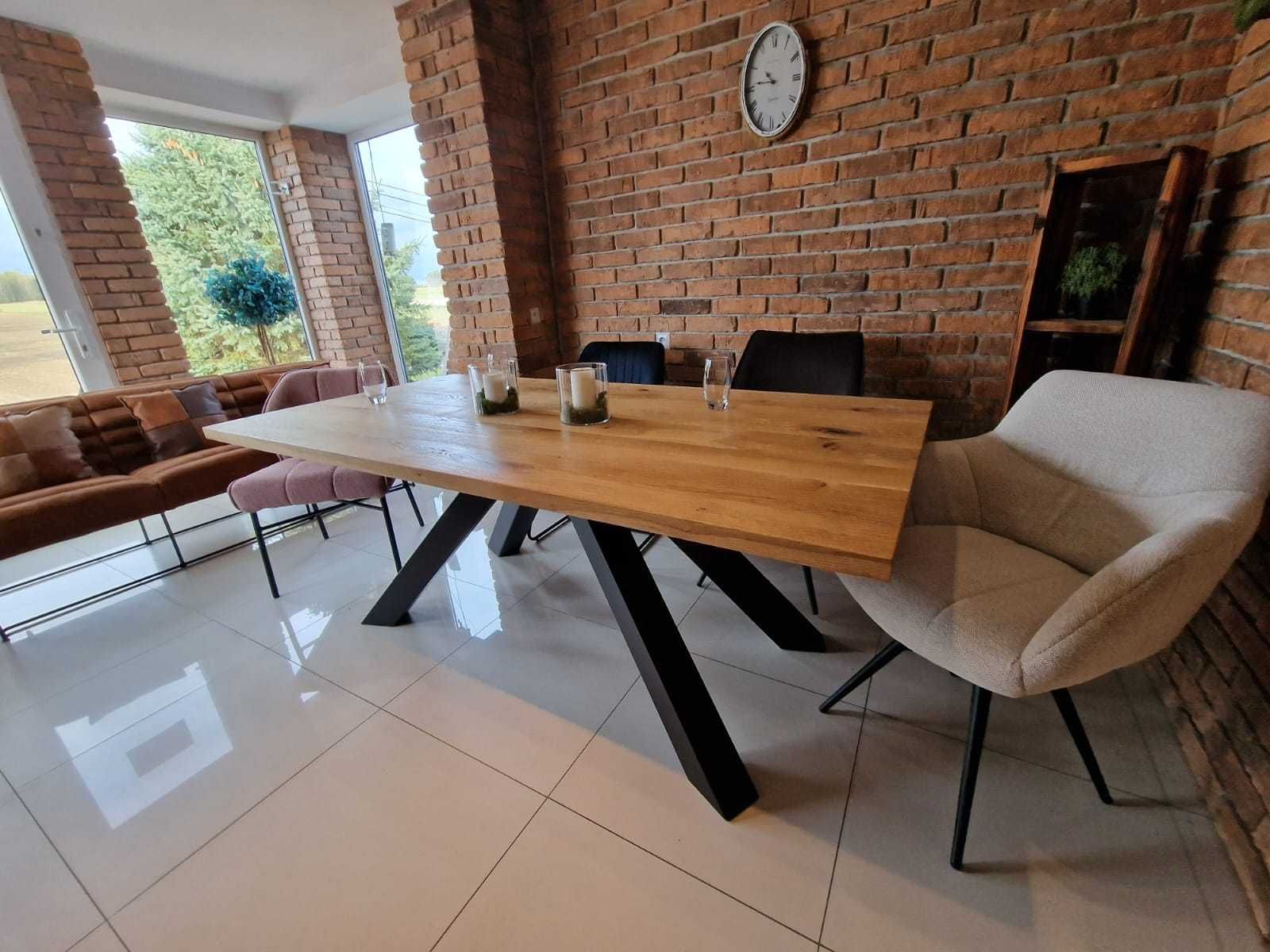 stół dębowy 230x100 lity dąb producent dostępny od ręki