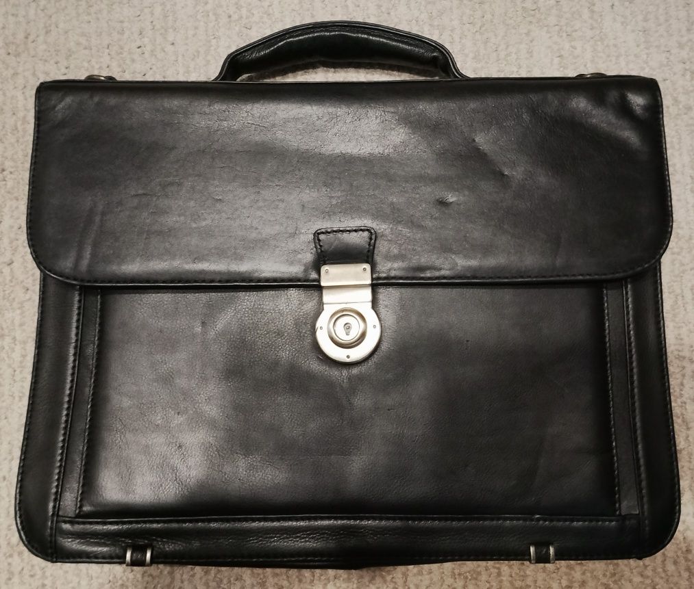 Кожаный портфель Marks & Spencer