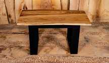 Blat Dębowy z Naturalnym Łączeniem 95x47-51cm Dąb
