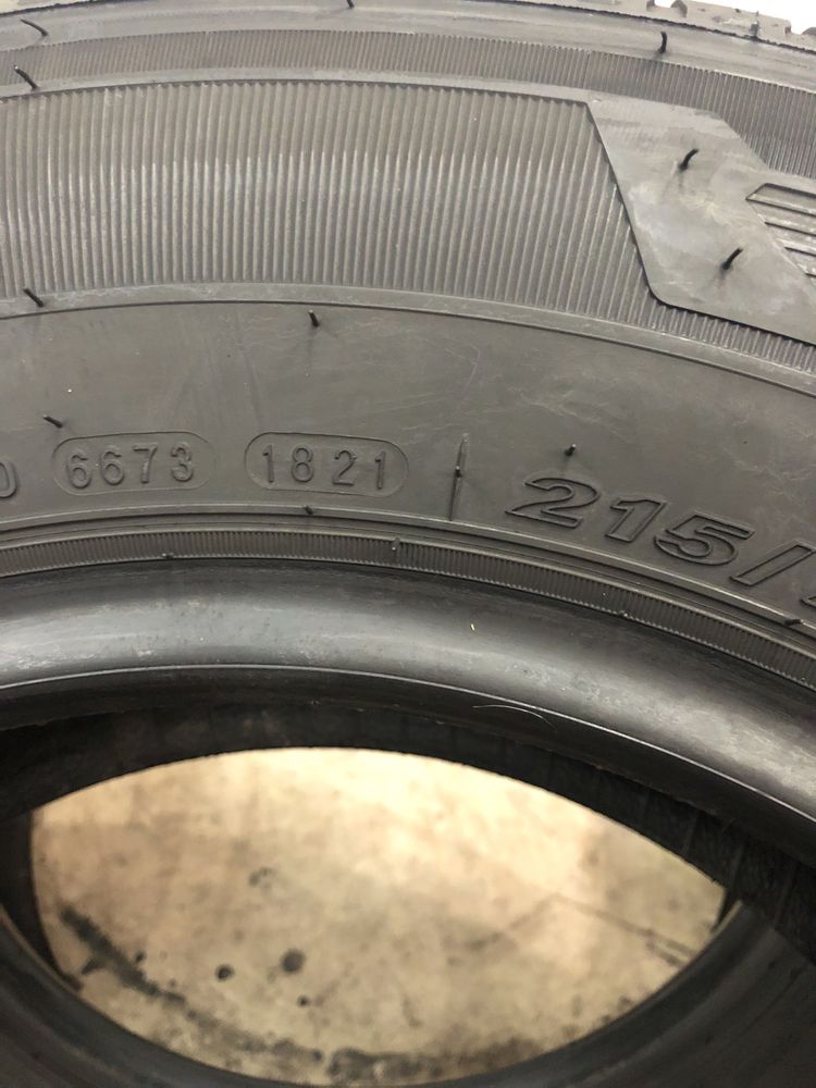 БУ 215/75 R16C Nexen 7.8-8.2мм 21год 215 75 16С б у резина