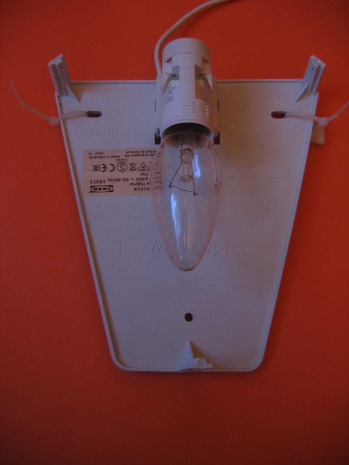 Lampka na ścianę  - CZERWONE SERCE - E14 4W
