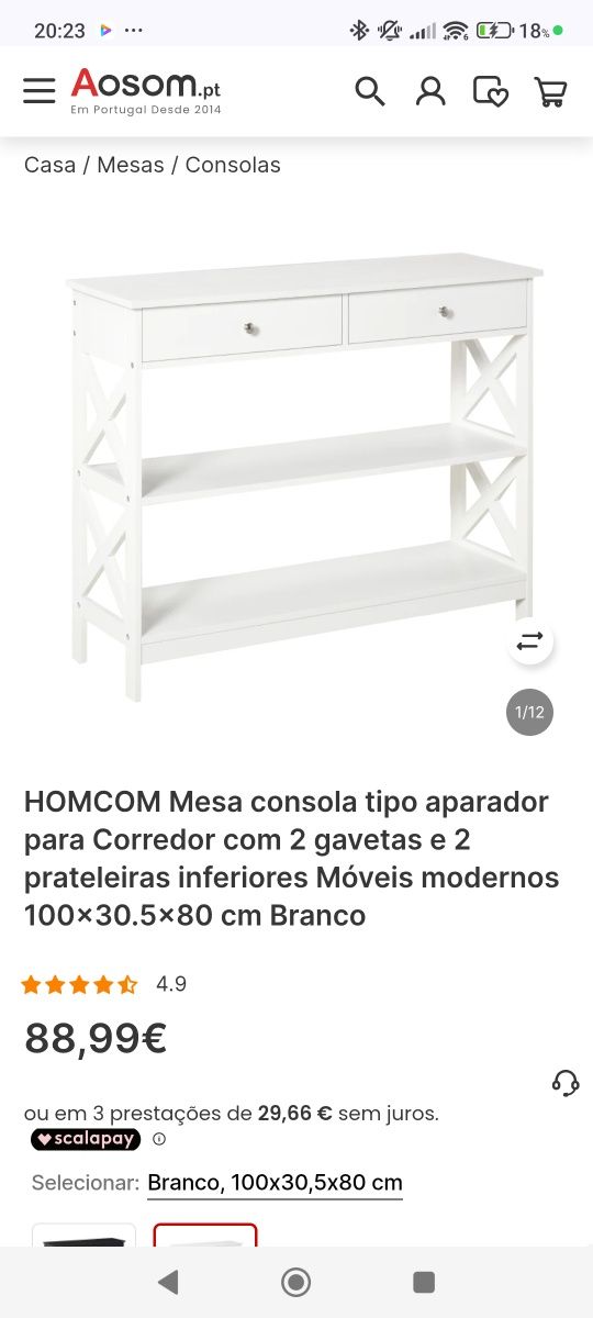 Aparador para corredor