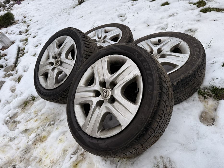 Felgi stalowe insignia 17" 5x120 z oponami zimowymi