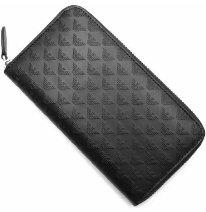 EMPORIO ARMANI męski portfel BIZNESOWY skórzany Nowość