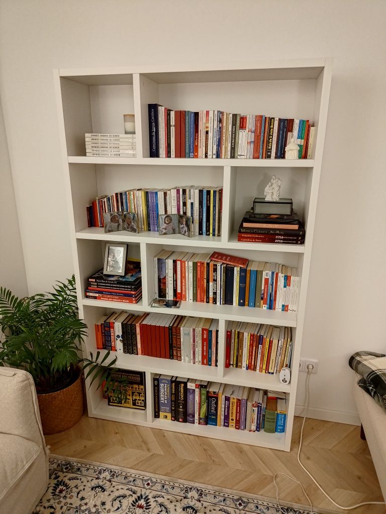 Estante livros branca