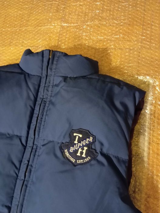 Tommy Hilfiger Dwustronna puchowa kamizelka młodzieżowa