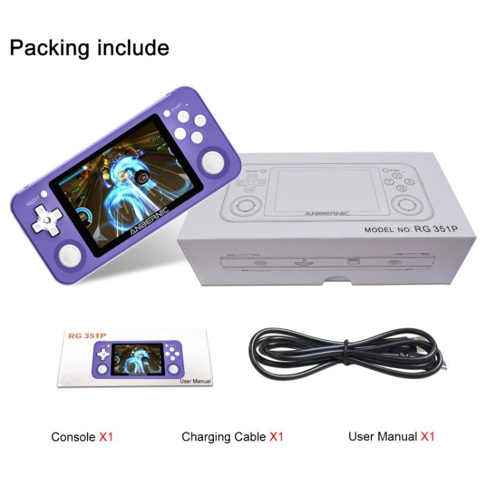 Портативная  консоль Anbernic RG351P ( PSP, DC,SP1,GBA и др) 64 гб