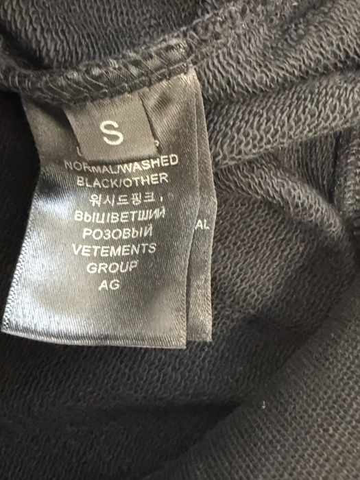 Худи Vetements 1 Night In paris Balenciaga rick owens maison margiela
