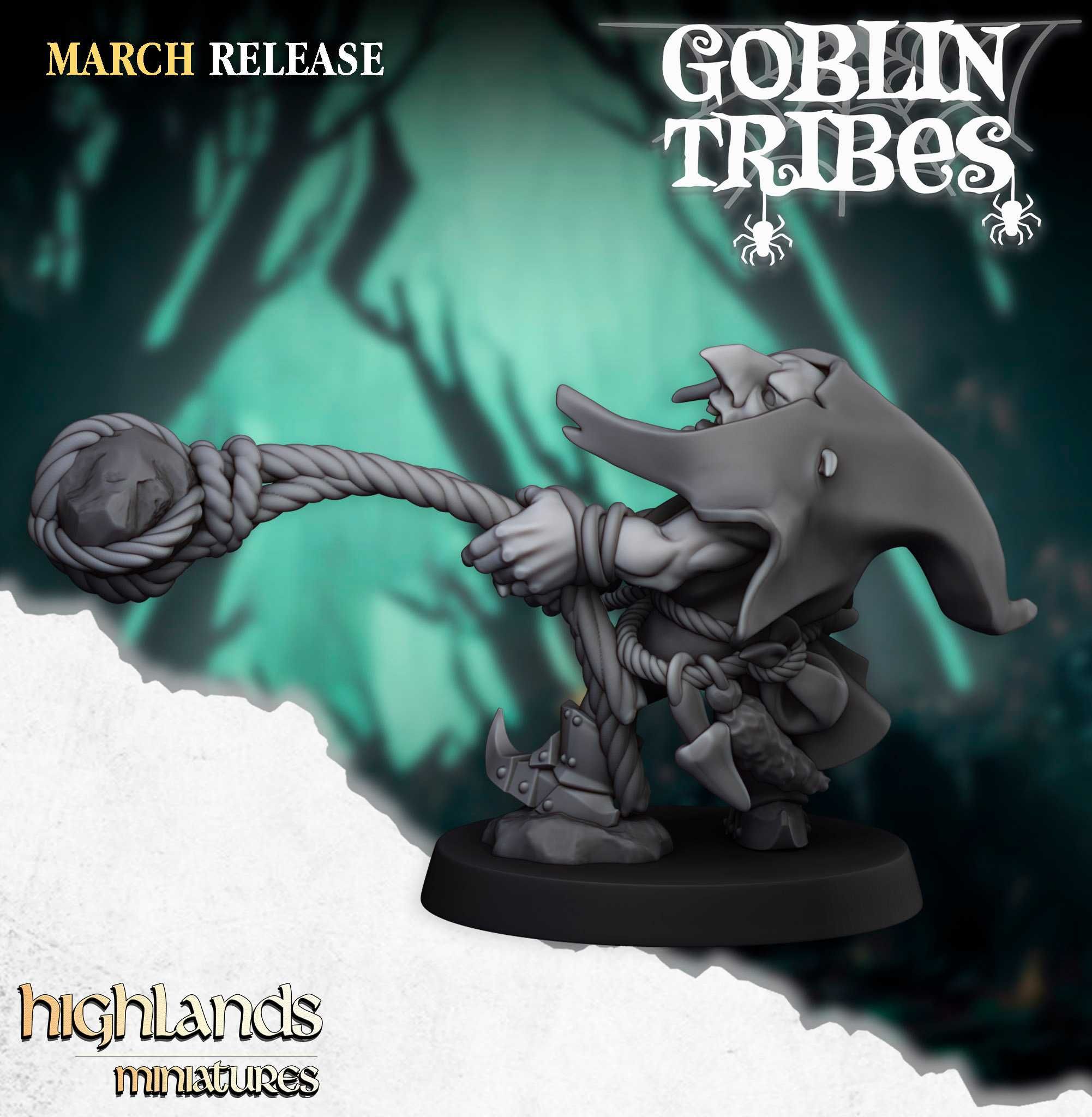 Swamp Goblins Stonethrowers - WFB ToW AoS - Highlands x5