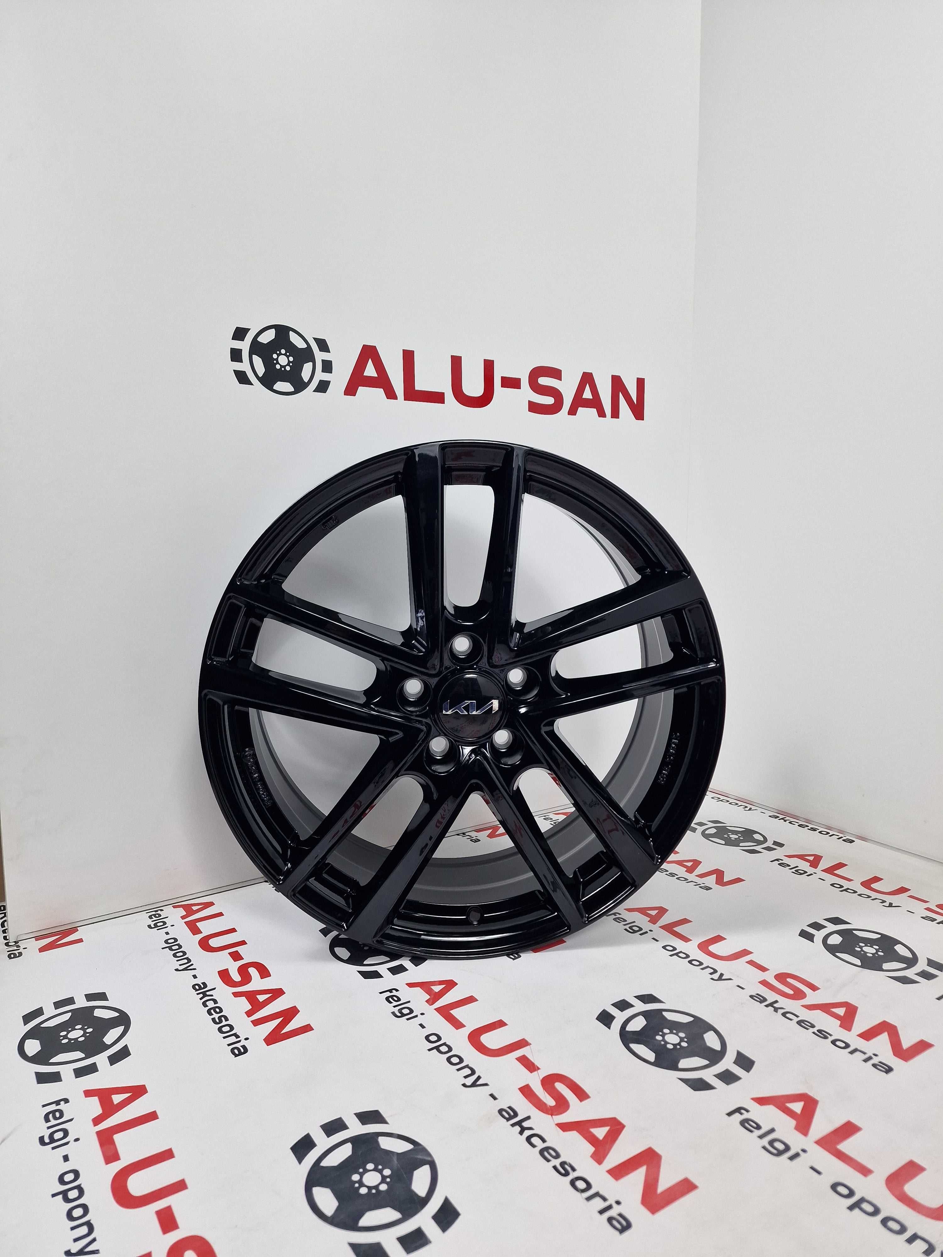 NOWE alufelgi KIA 19" 5x114,3:Carnival Cee'd Sportage...Czarny Połysk