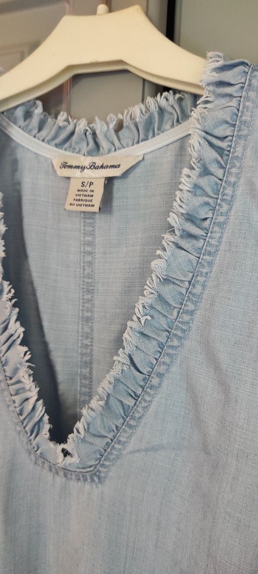 Tommy Bahama sukienka 100% Tencel  roz  S/P