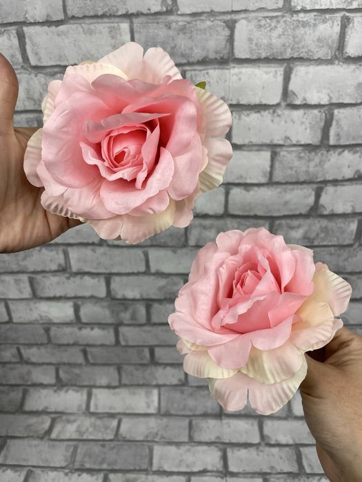 róza glowka 13 cm , kwiaty sztuczne