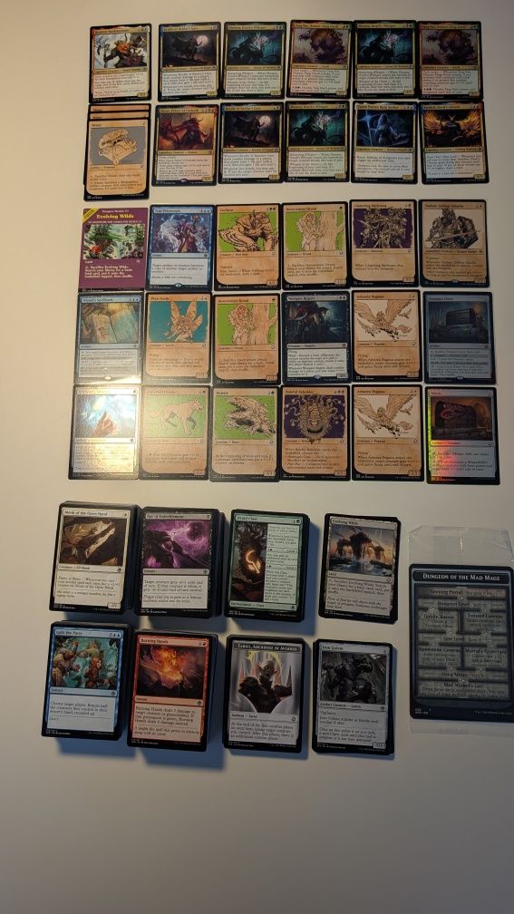 600 cartas Magic: The Gathering – Dungeons & Dragons + Raras