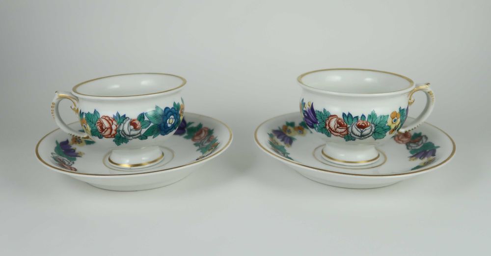 Par de Chávenas de café P.S.A.G. (Schönwald) Alemanha - 1911/1927