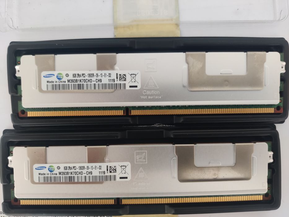 2x8 Gb DDR3 10600 ECC registered
