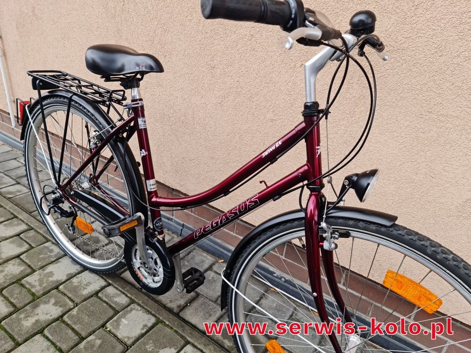 Rower damski damka PEGASUS koła 28 shimano DEORE ALUMINIUM wysyłka