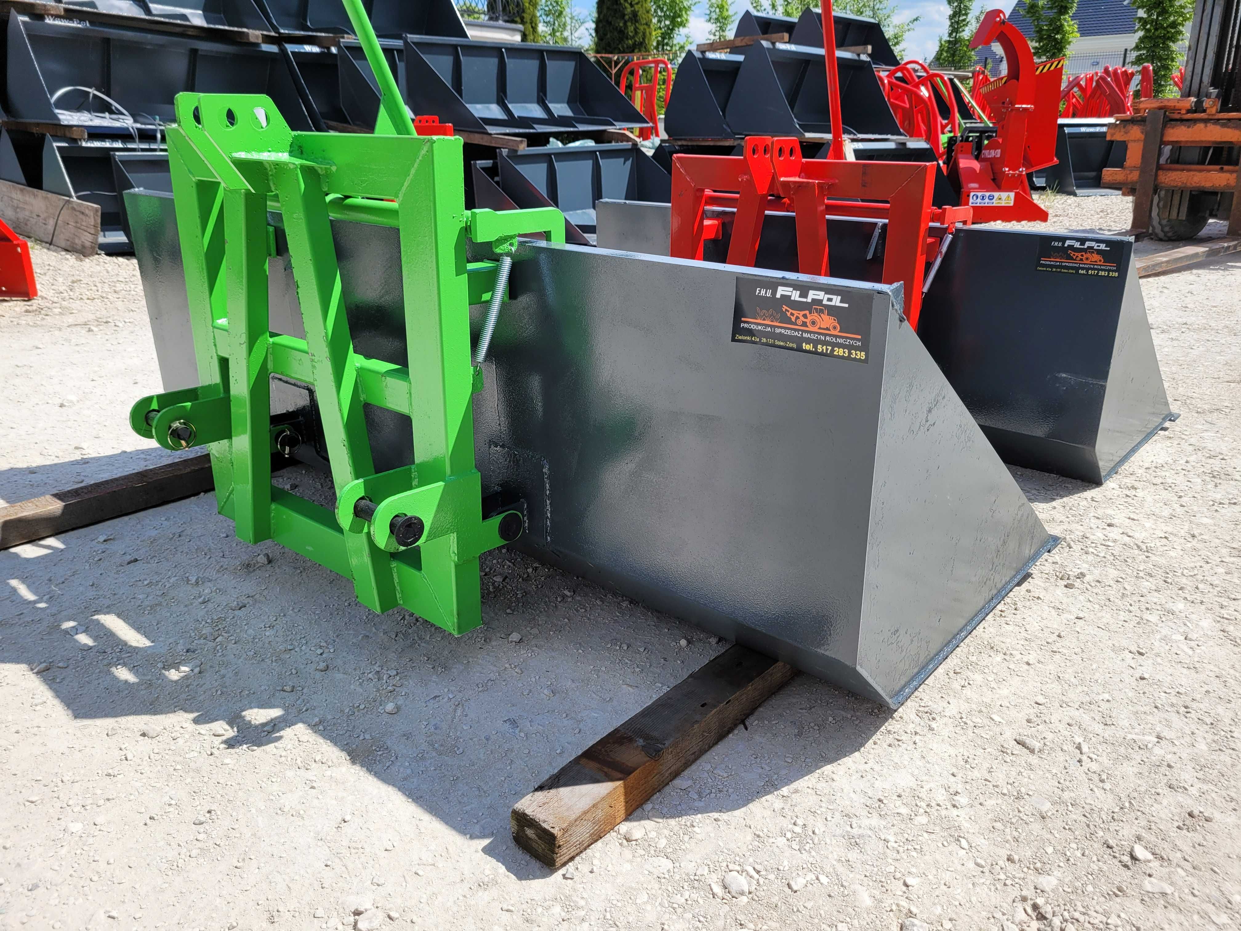 możliwa hydraulika szufla łycha łyżka do ciągnika na tył z kiprem NOWE