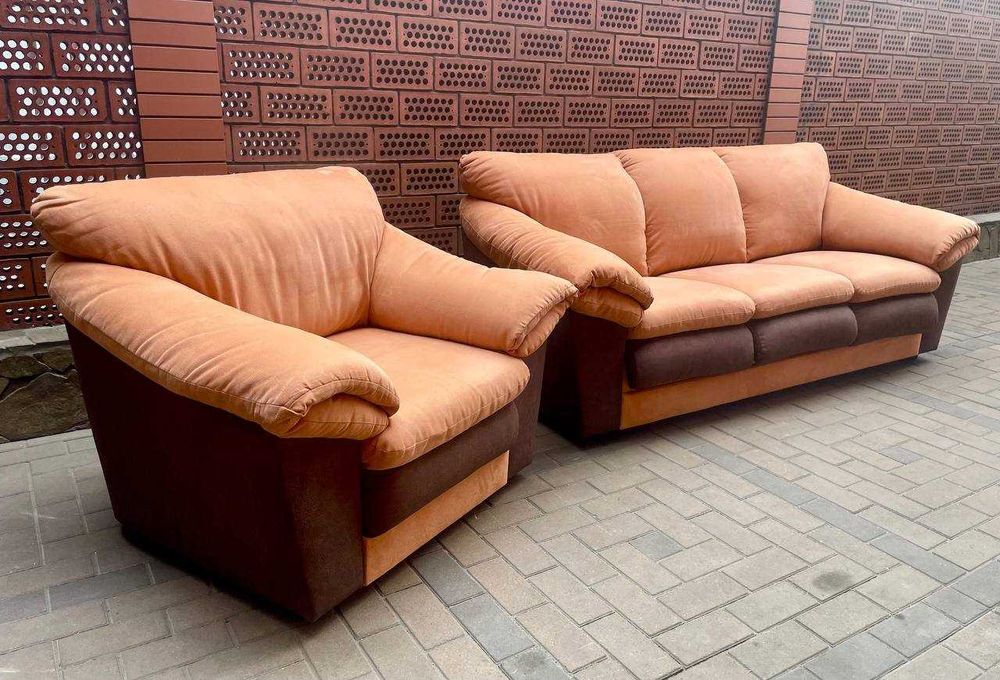 Розкішний, комфортний комлект "Венеція": диван +1 крісло завод Прогрес