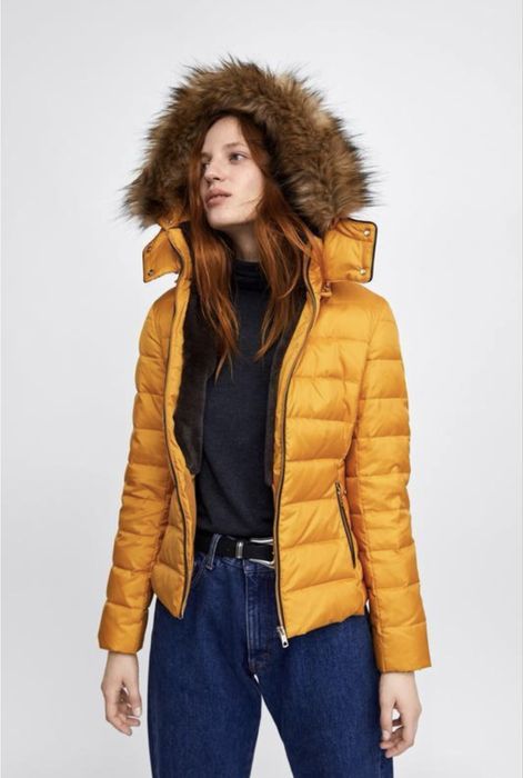 Zara Puffer  Женская зимняя куртка-пуховик