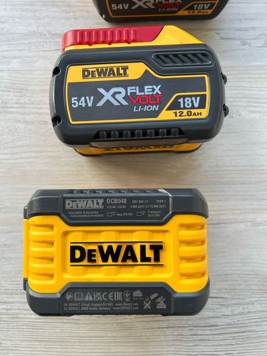 Акумулятор DeWalt 6ah DCB 546, 546, 548 flexvolt 12ah 2024рік