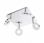 Lampa sufitowa spot LED 4 punktowa 4x3,8W GONARO Eglo IP44