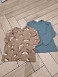 Komplet koszulka długi rękaw h&m 104 zestaw