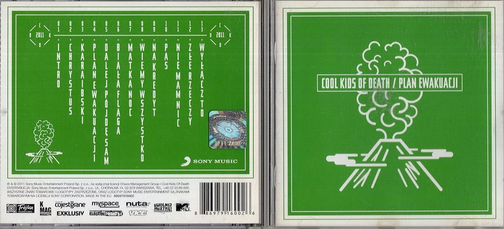 Cool Kids Of Death - Plan Ewakuacji - CD