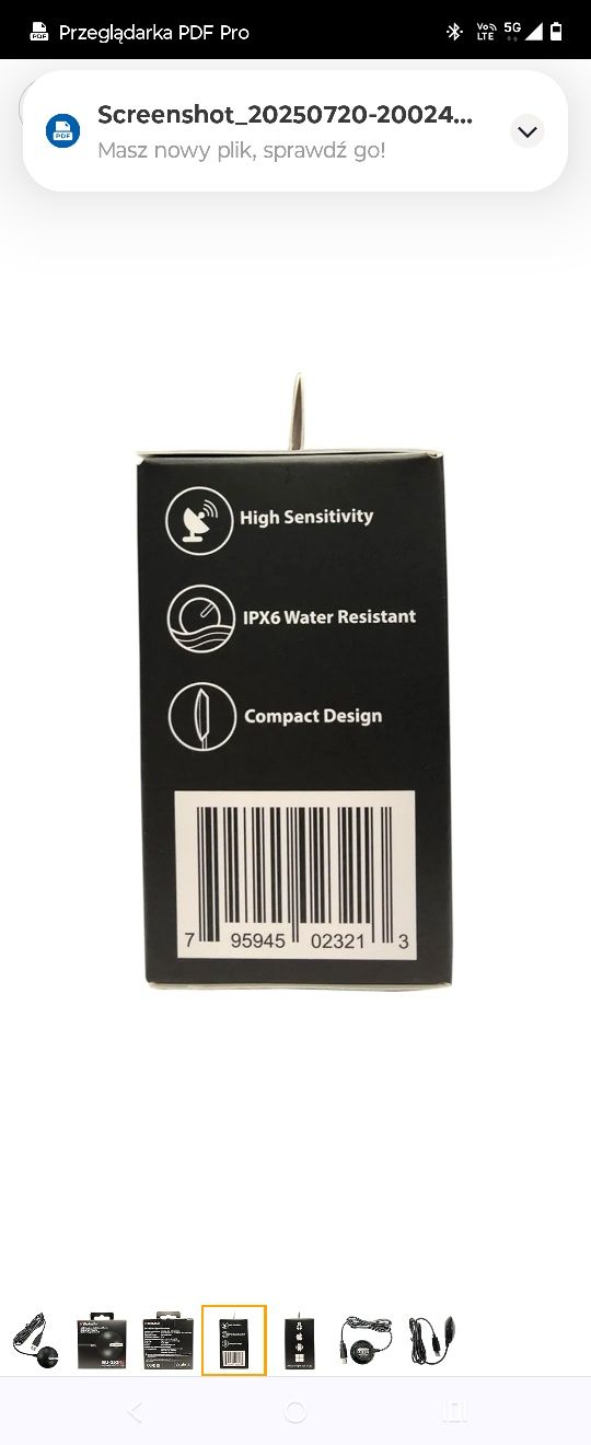 Odbiornik USB GPS