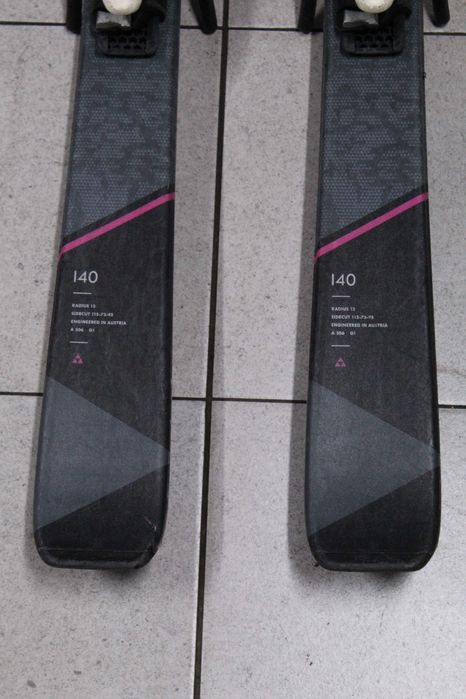 Narty Rossignol Fischer My Aspire 140 cm + wiązania Fischer