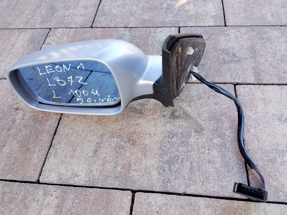 Lusterko lewe elektryczne 5 pinów Seat Leon 1, LB7Z