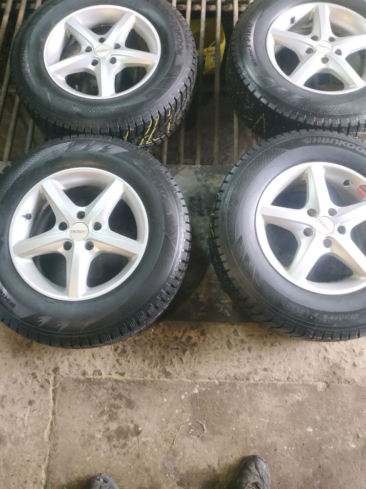 Резина зимова Hankook з дисками winter I-pike x 225/70 r 16