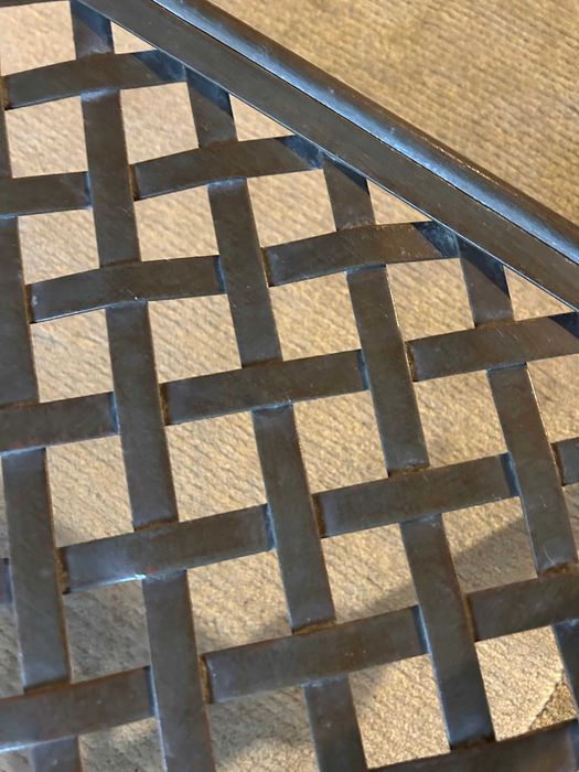 Mesa de Centro de Ferro e Vidro