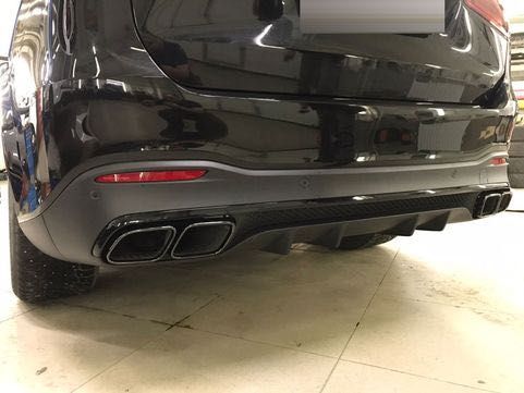 Диффузор и насадки GLS63 GLE63 AMG для Mercedes GLS X167 GLE W167 C167