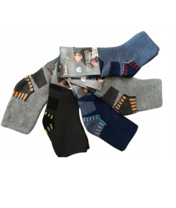 5 par skarpetki dziecięce THERMO Jakość 23-26