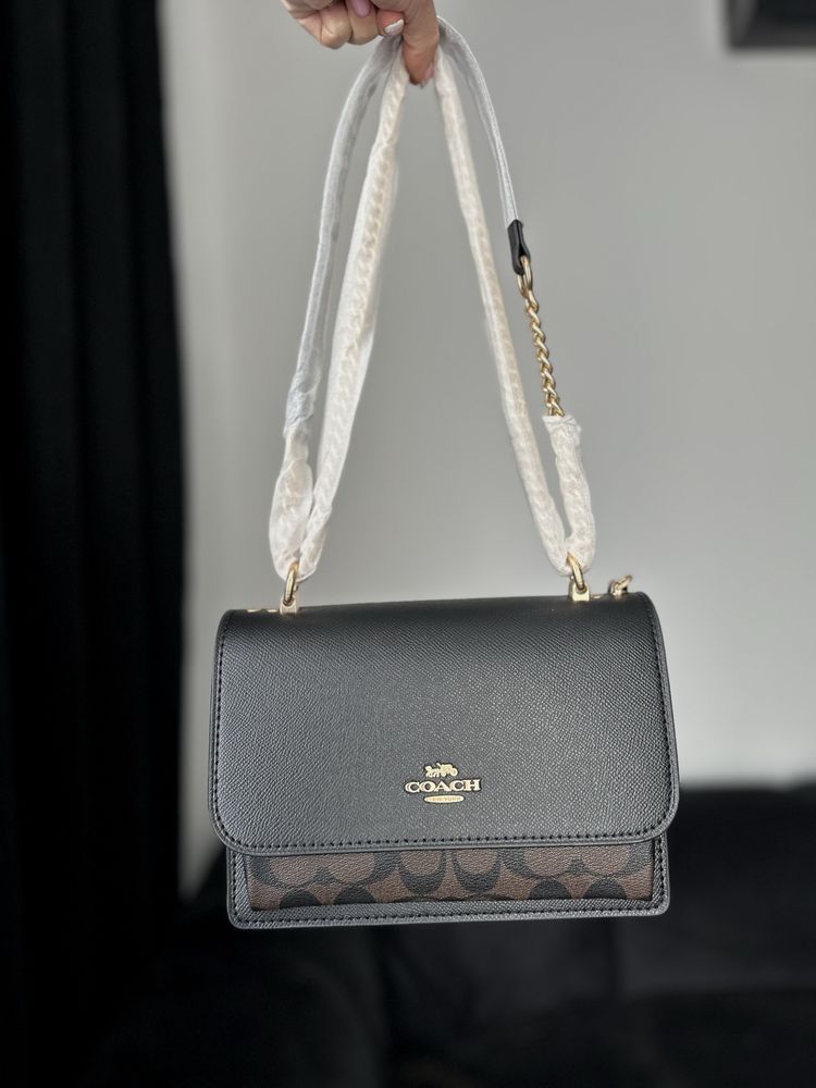 Сумка Coach з натуральної шкіри