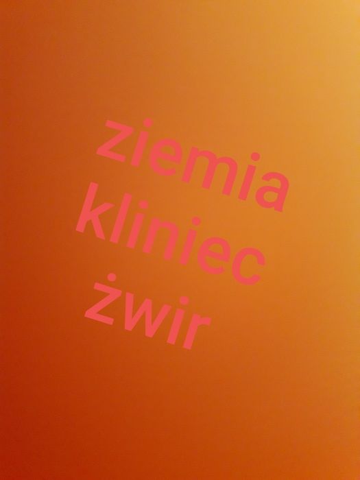 Ziemia  bez kamieni  pod trawnik