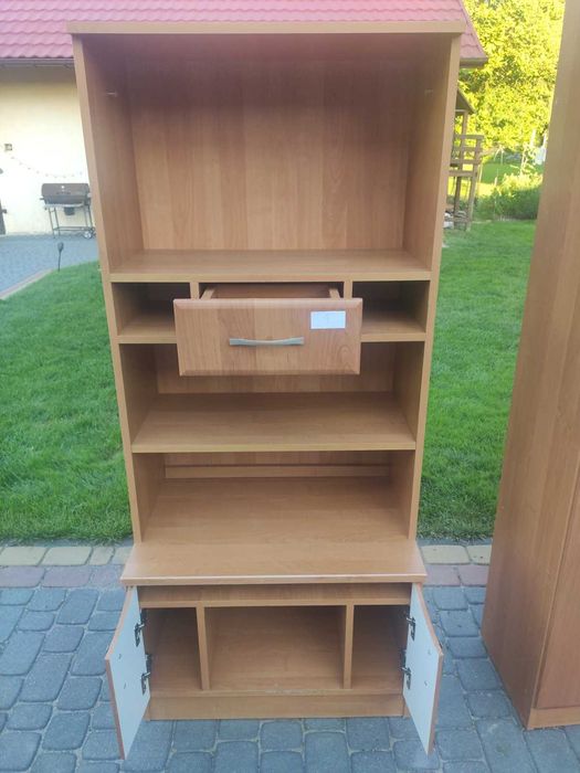 Regał, zestaw mebli, młodzieżowy, olcha, używany, cały komplet,
