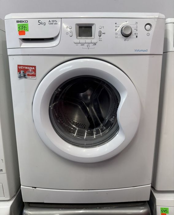 6 miesięcy gwarancji/używana pralka Beko 5kg