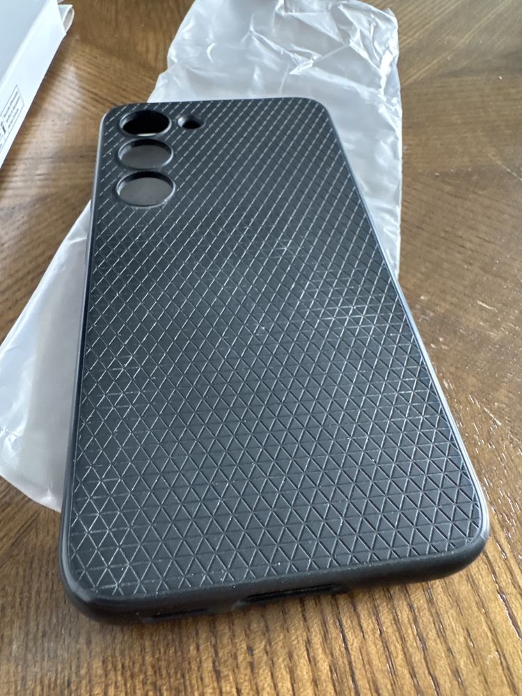 Kejs plecki Etui Spigen Liquid Air Galaxy S23 Matte Black Case
