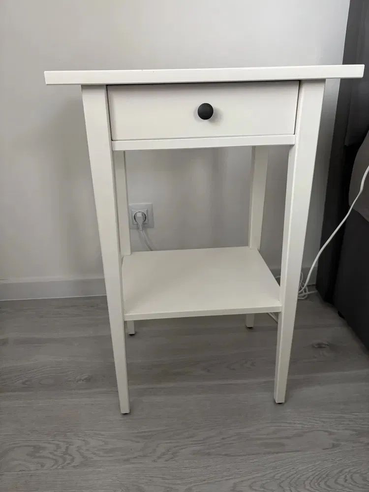 Ikea Hemnes półka nocna biała stolik 46x35 loft Strzelce Opolskie