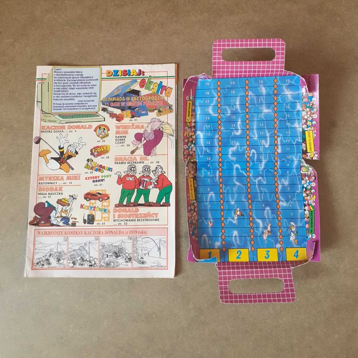Kaczor Donald nr 13/14 1996 komiks + dodatek Olimpiada w Kaczogrodzie