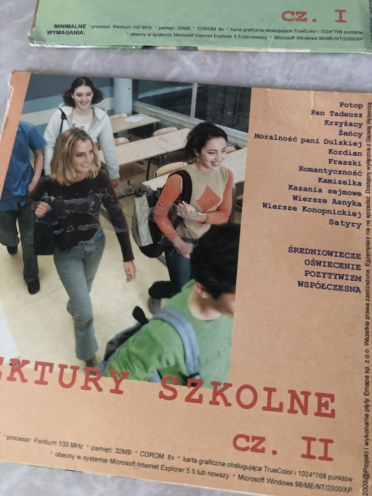 Audiobooki lektury szkolne płyta CD