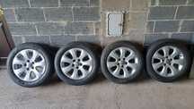 Koła aluminiowe 5x120 opel insignia a lato 225 55 Goodyear 21r.