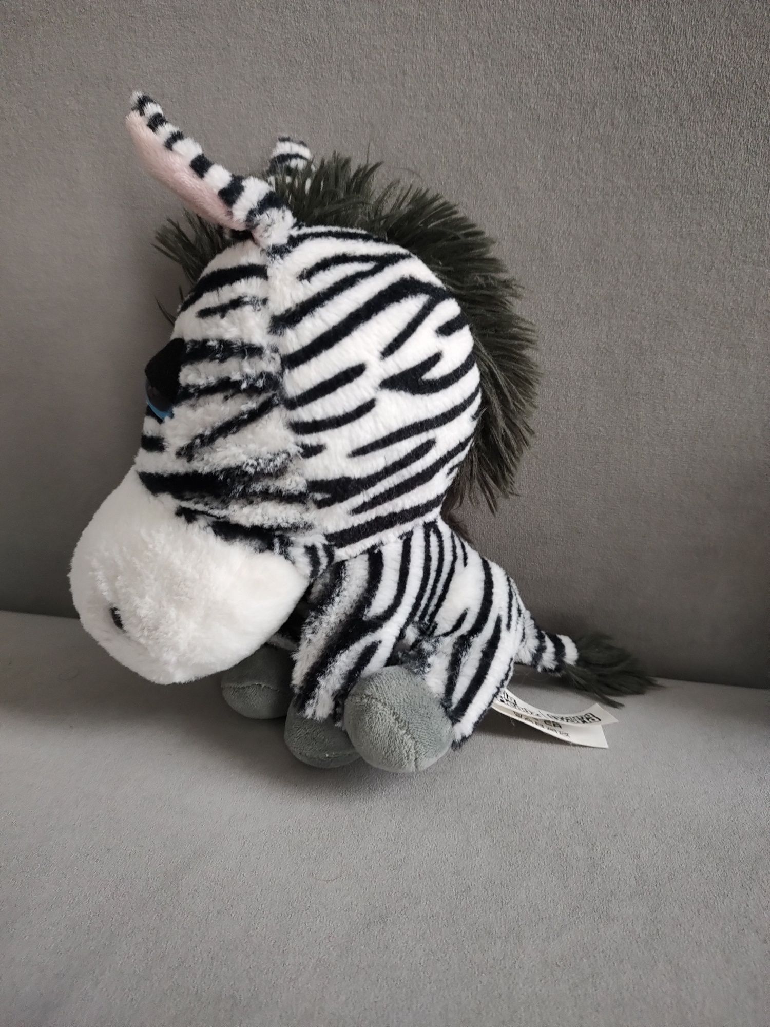 Maskotki pluszaki, krówka, kot, zebra