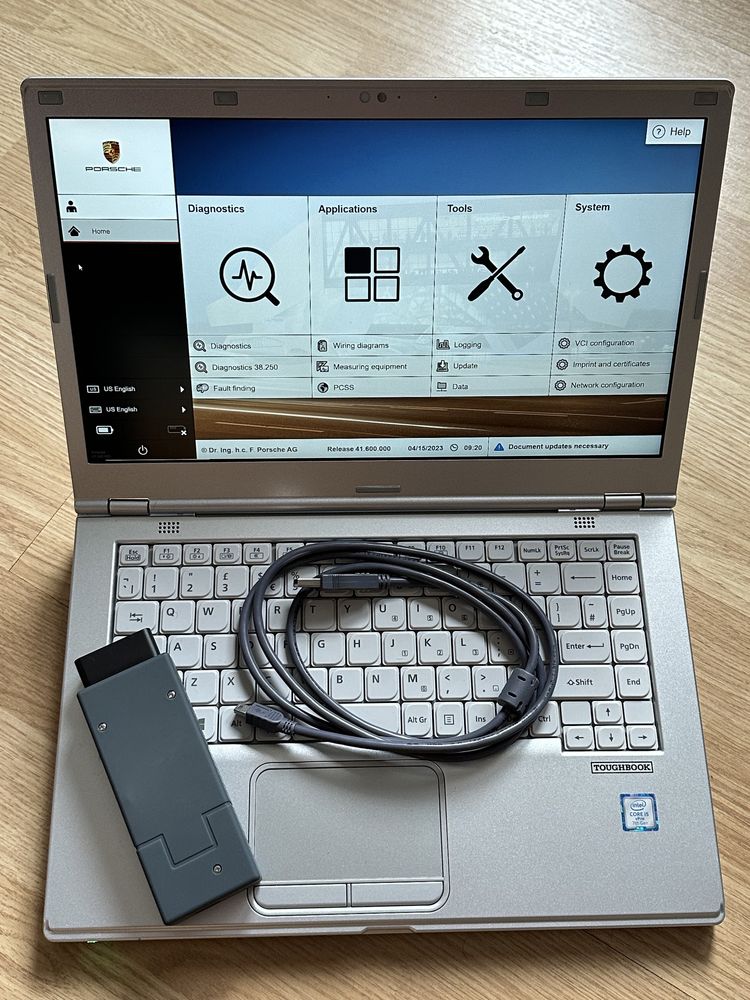 Zestaw diagnostyka porsche pt3g vag vw piwis odis diagnostyki