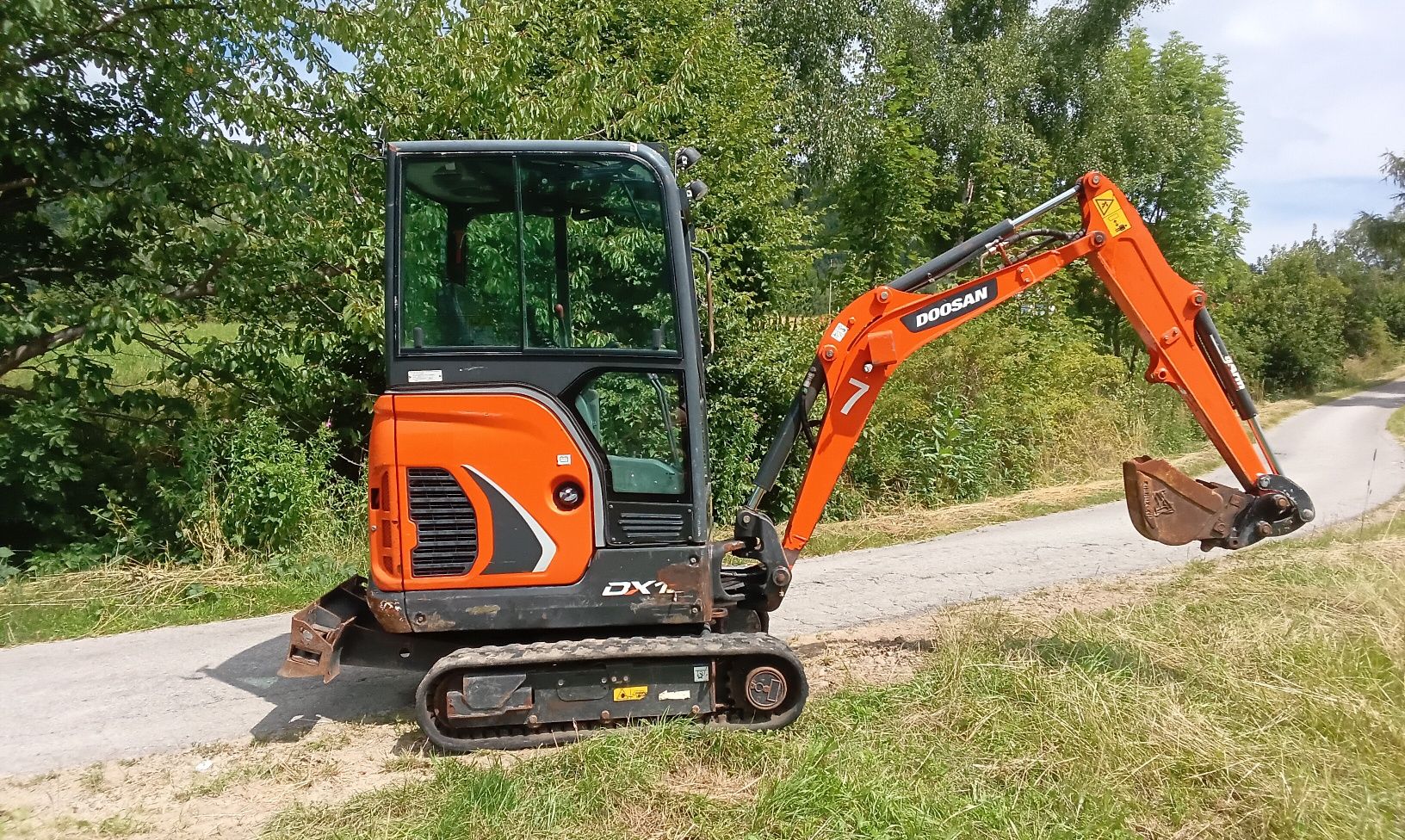 Minikoparka Dossan DX19 2022r