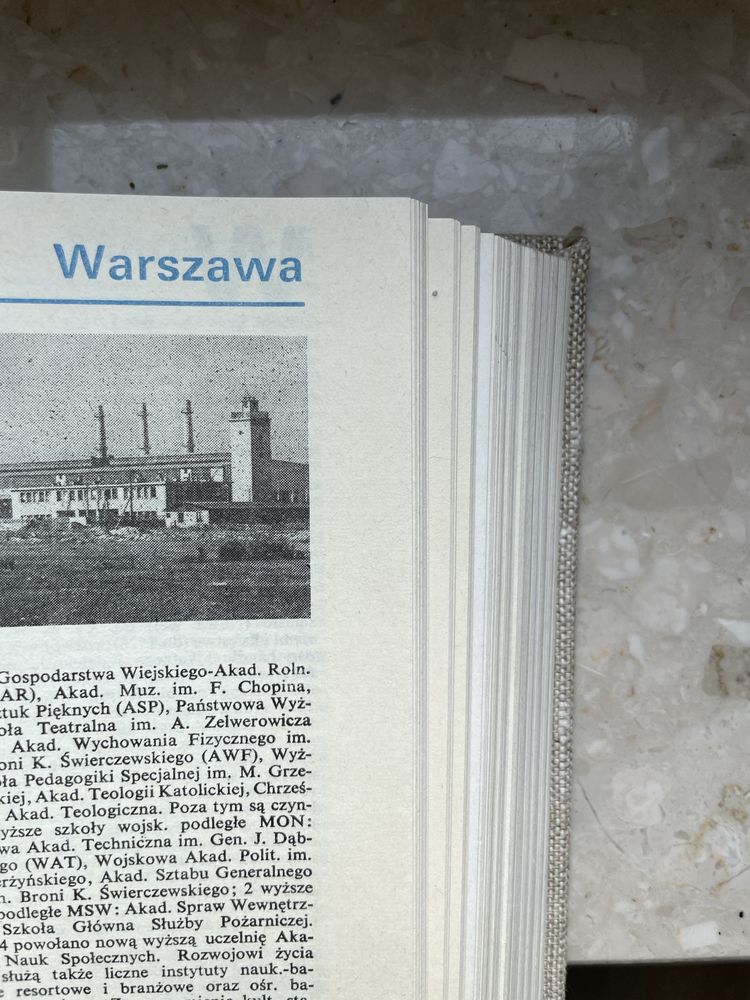 Ksiązki w płociennej oprawie boho style - Encyklopedia PWN  1987